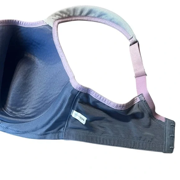 Panache Gray and purple High-Impact Sports Bra 34E - Picture 8 of 12